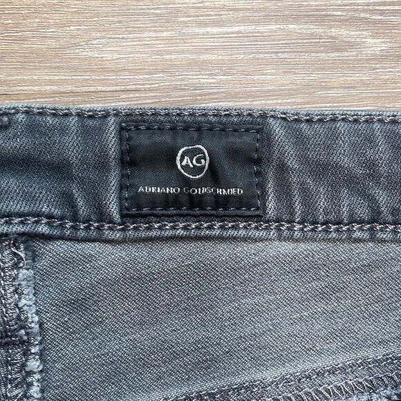 AG Adriano Goldschmied Harper Dark Gray Essential Straight Jeans 26R - Picture 7 of 13